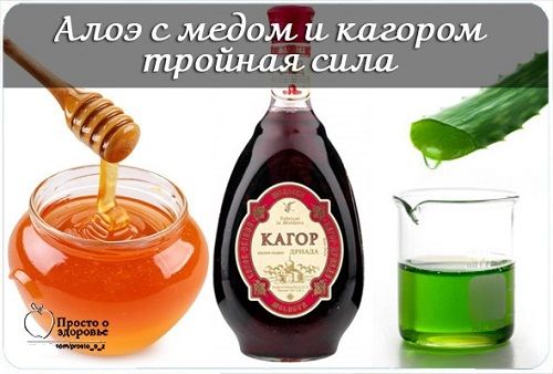 Алоэ с медом при лечение кашля